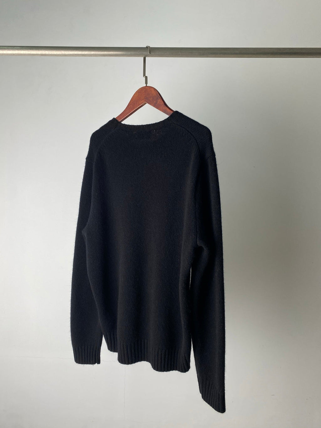 RALPH LAUREN 25S CREW NECK KNIT SWEATER WITH BEAR EMBROIDERY 203