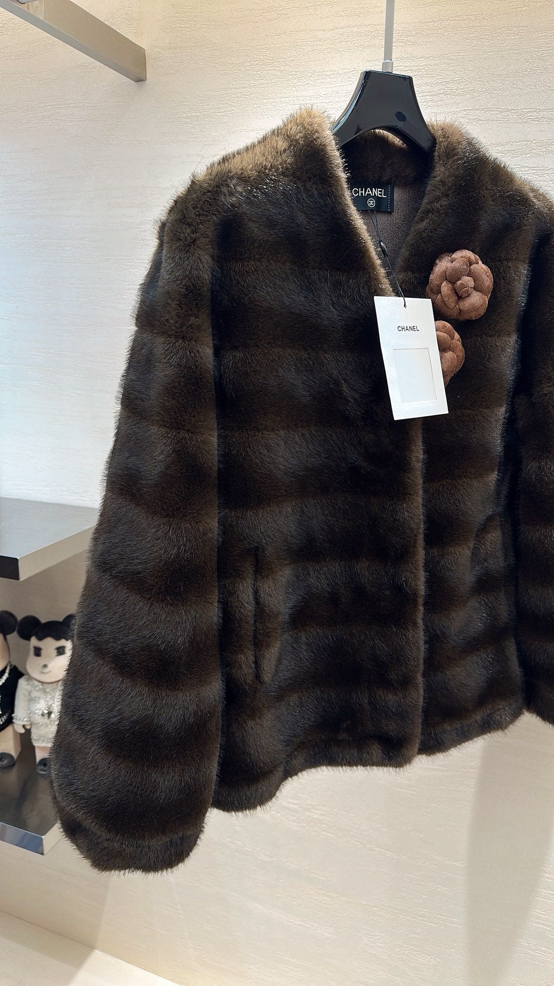 CHANEL 25S MINK FUR COAT 496
