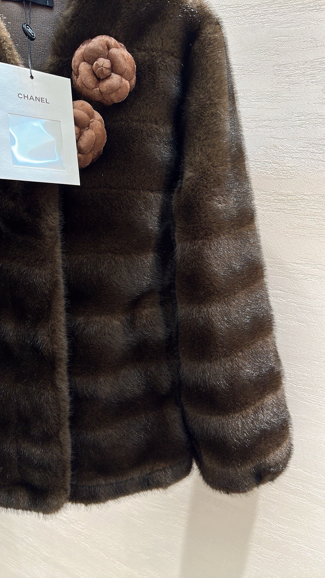 CHANEL 25S MINK FUR COAT 496