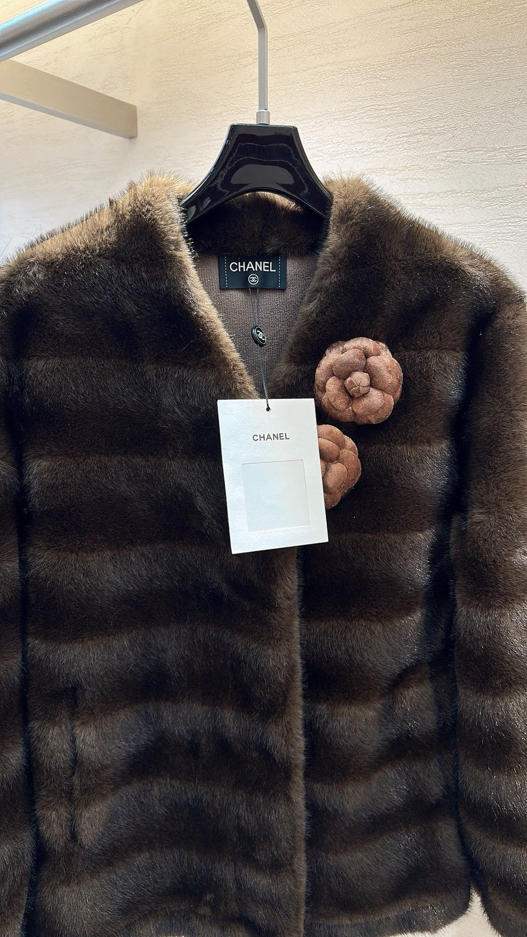 CHANEL 25S MINK FUR COAT 496