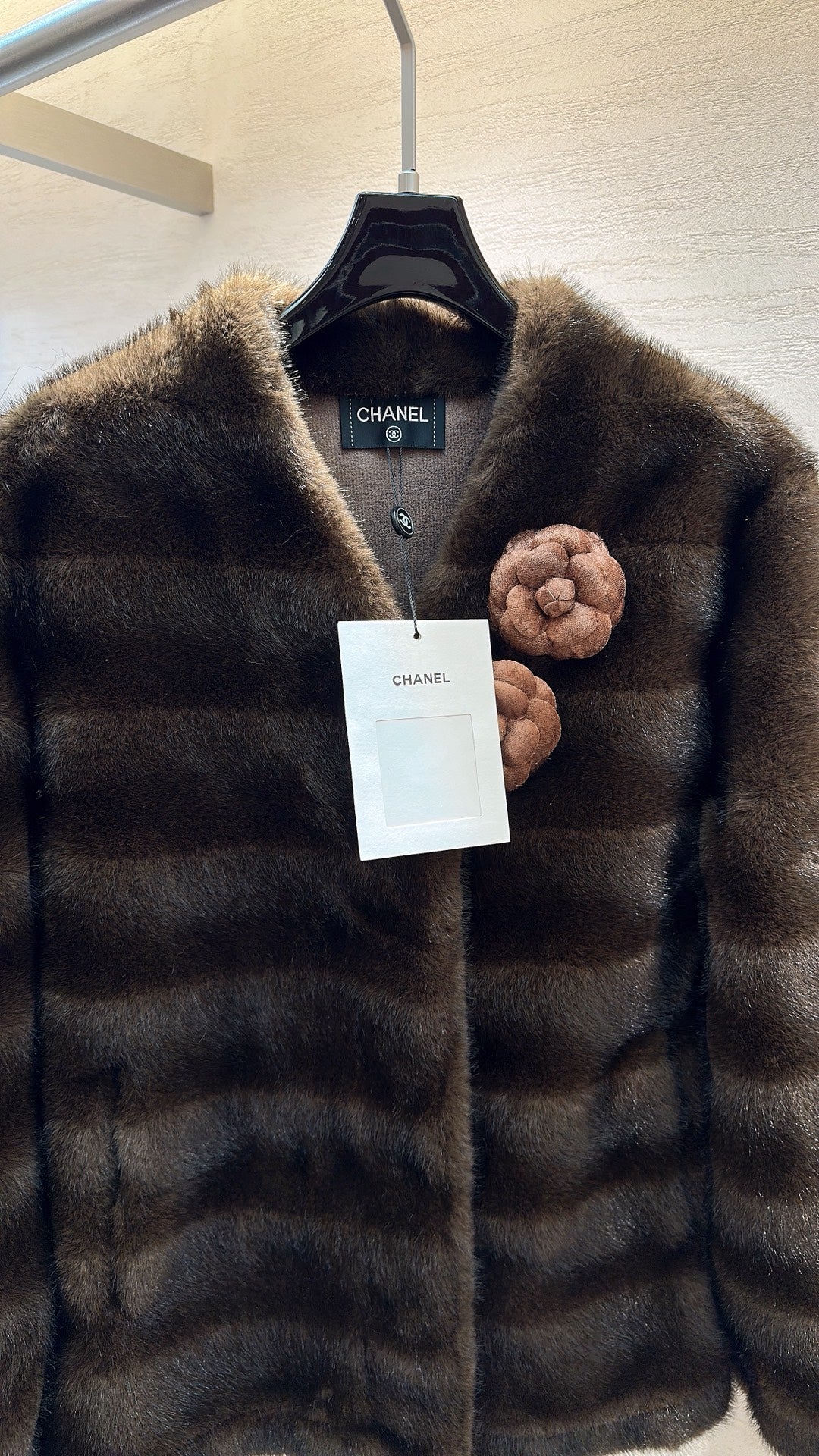 CHANEL 25S MINK FUR COAT 496