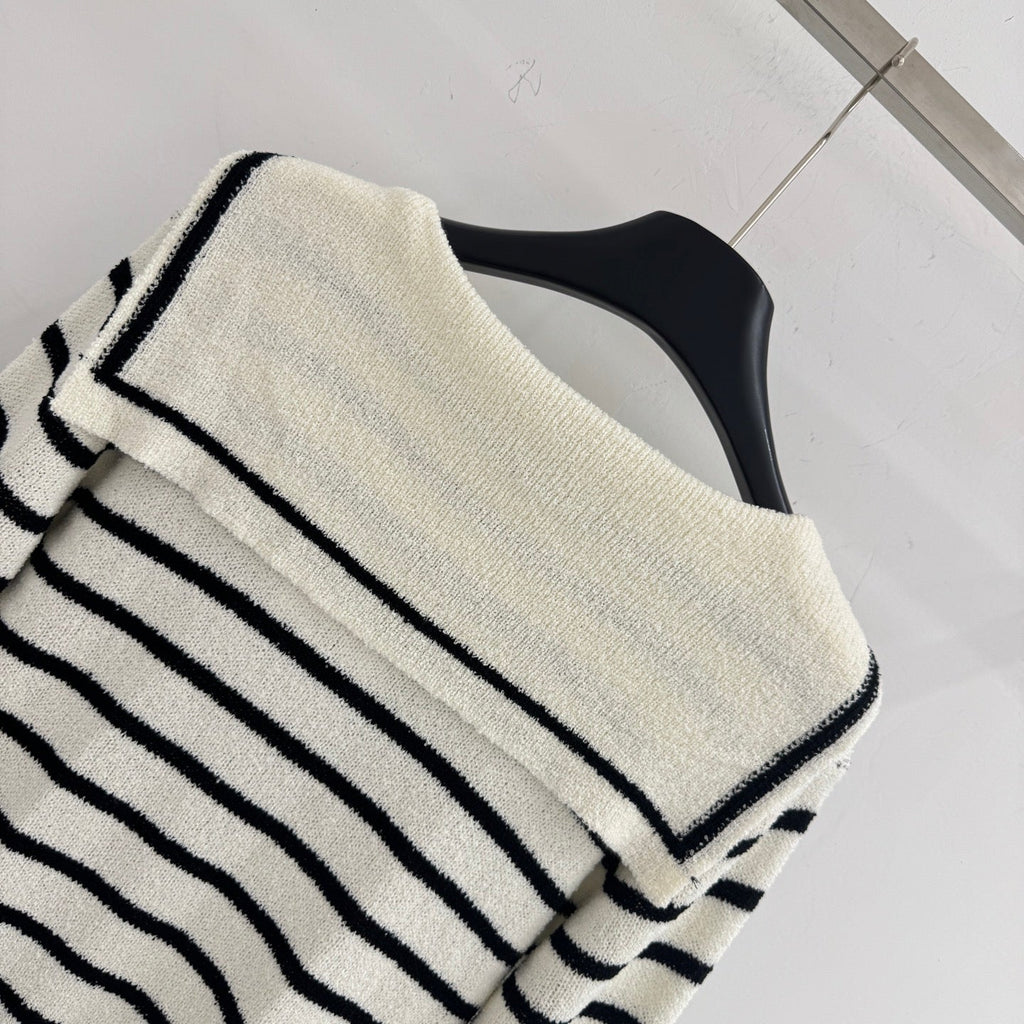 DIOR 25S SAILOR COLLAR CARDIGAN 606