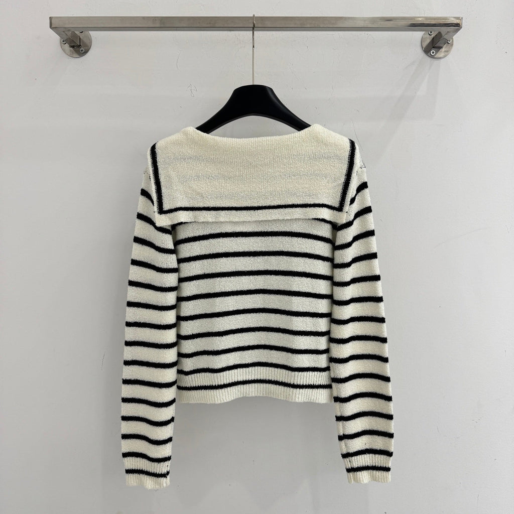 DIOR 25S SAILOR COLLAR CARDIGAN 606