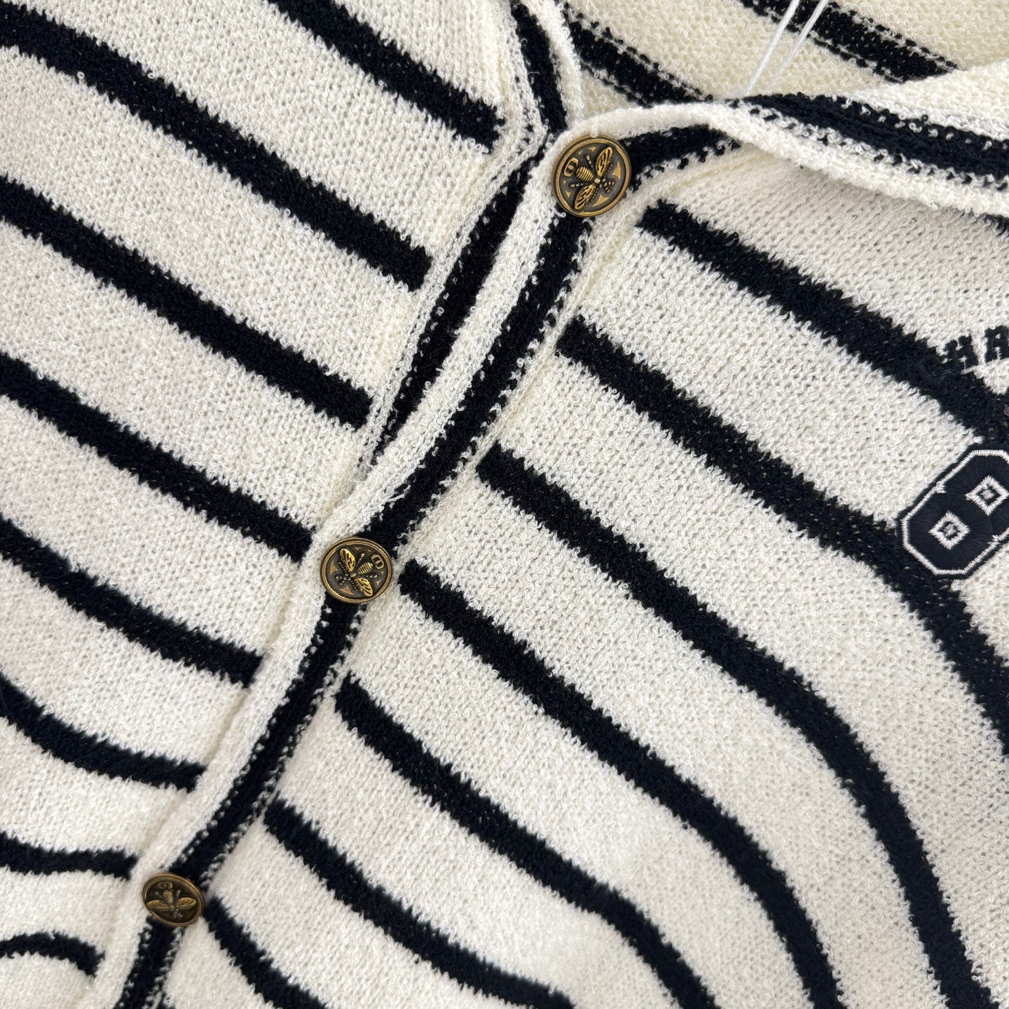 DIOR 25S SAILOR COLLAR CARDIGAN 606