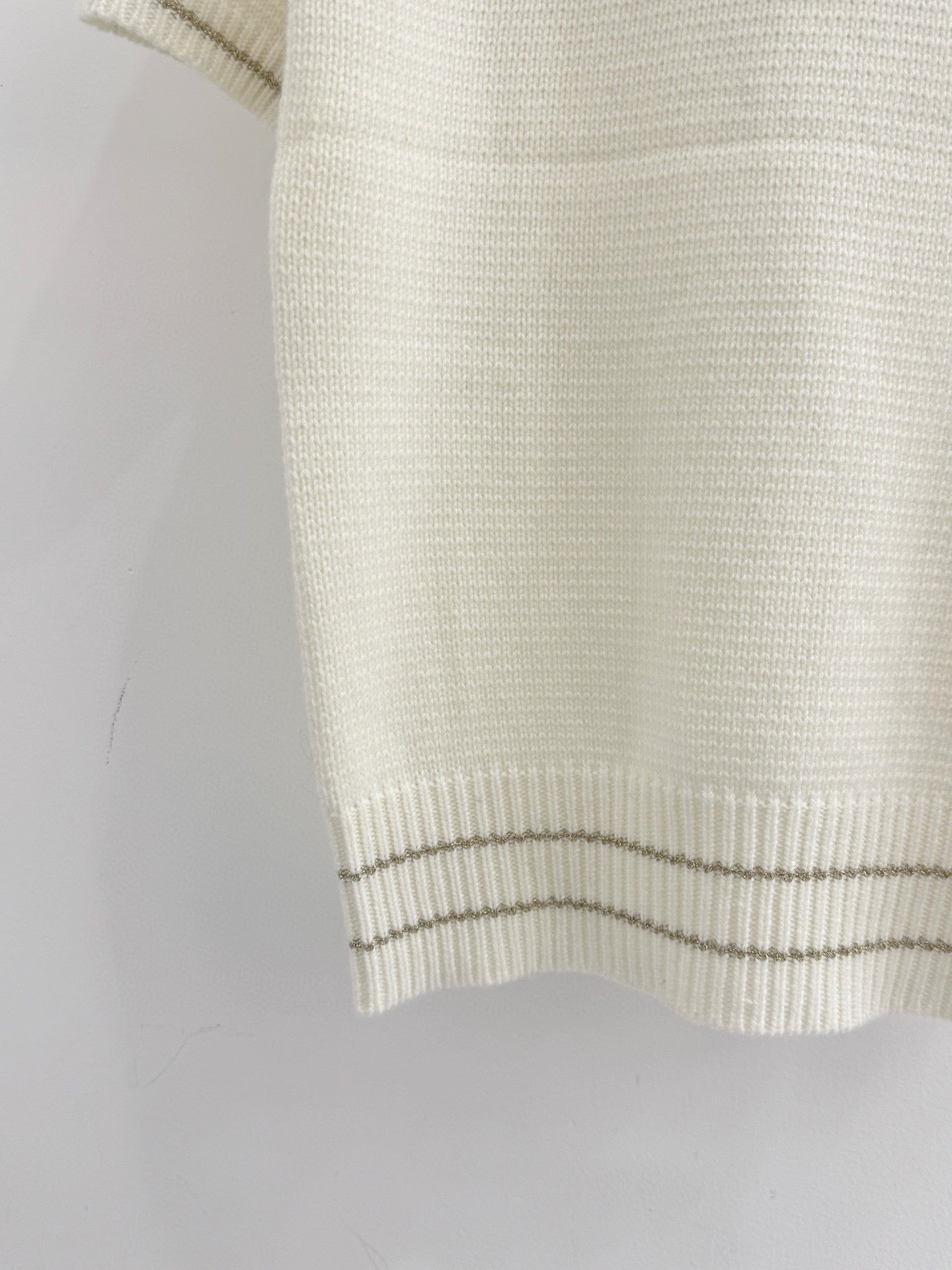 DIOR 25S SHORT-SLEEVE CREW NECK SWEATER 467