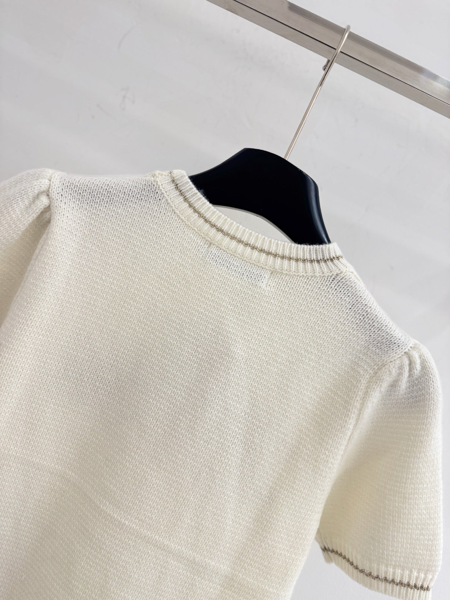 DIOR 25S SHORT-SLEEVE CREW NECK SWEATER 467