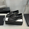 CC Women Loafers In Leather Black