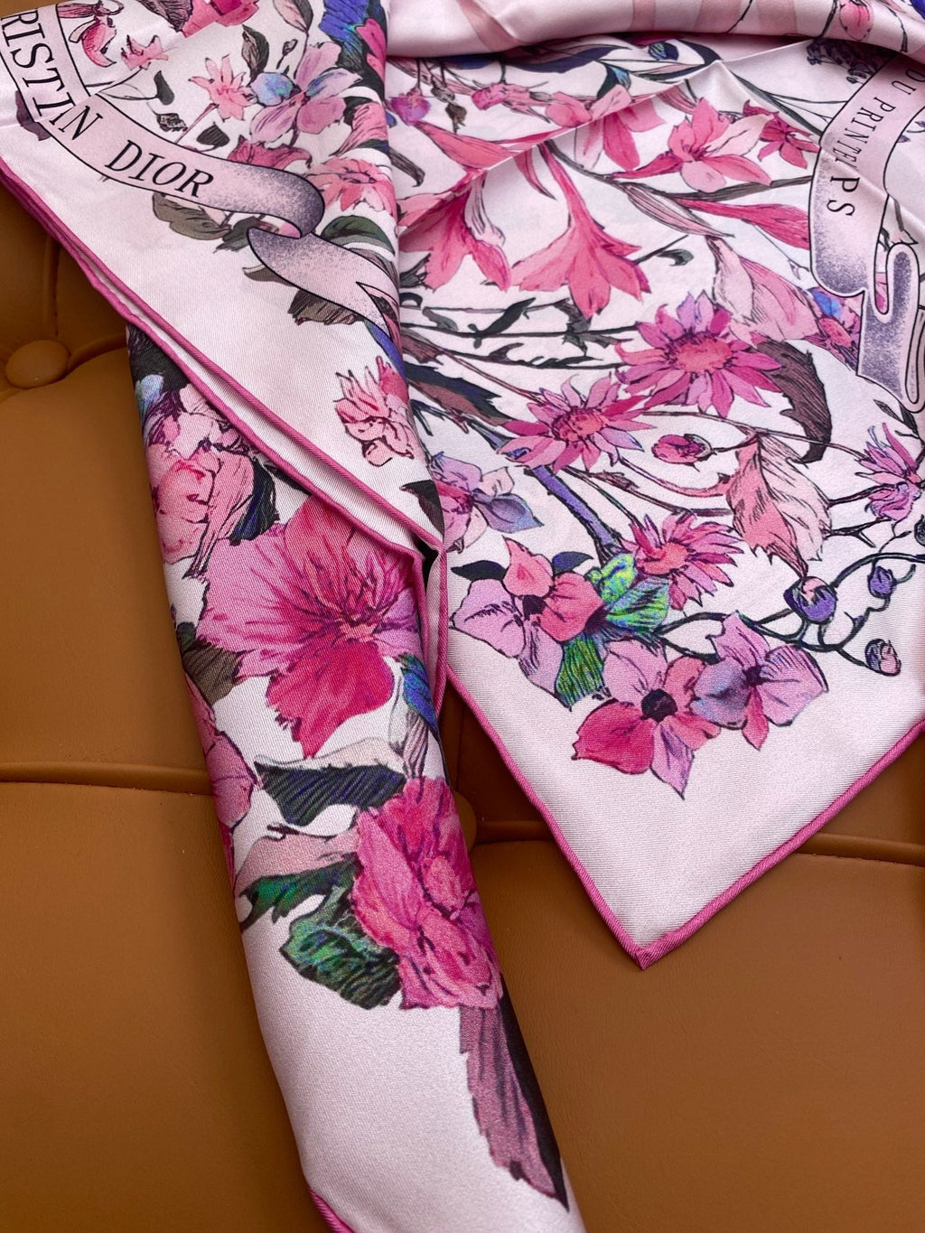 DIOR SCARF 90 CM IN SILK FABRIC 703660