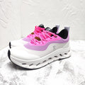 CLOUDTILT 2.0 SNEAKER BRIGHT PINK MIX PALE GRAY CALFSKIN AND BREATHABLE MESH