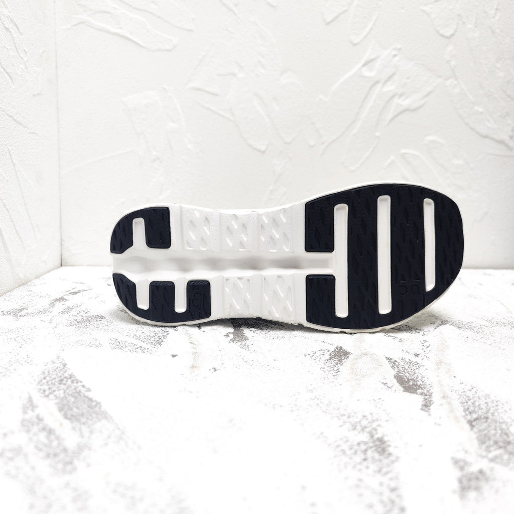 CLOUDTILT 2.0 SNEAKER PALE GRAY MIX PALE ORANGE CALFSKIN AND BREATHABLE MESH