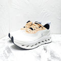 CLOUDTILT 2.0 SNEAKER PALE GRAY MIX PALE ORANGE CALFSKIN AND BREATHABLE MESH