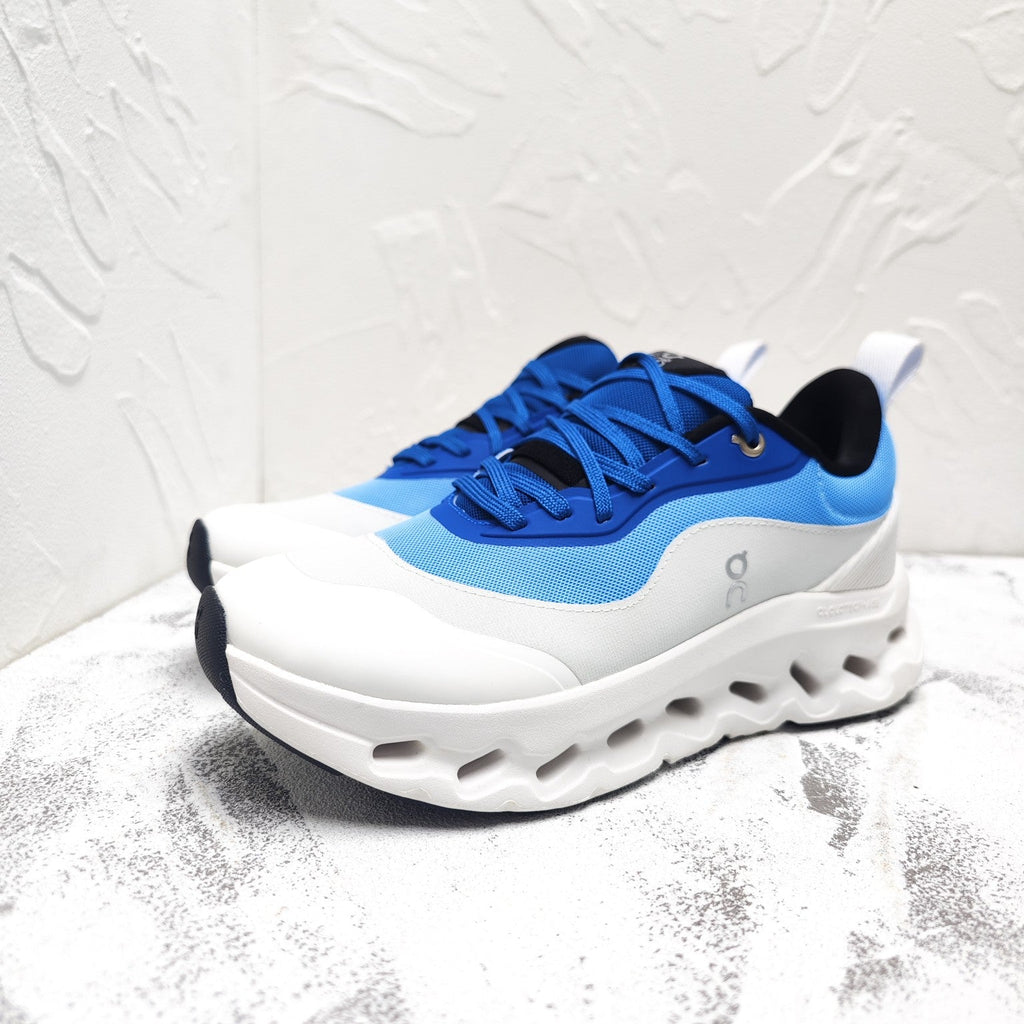 CLOUDTILT 2.0 SNEAKER COBALT BLUE MIX PALE GRAY CALFSKIN AND BREATHABLE MESH