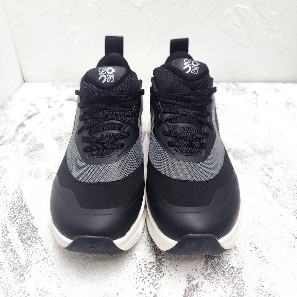 CLOUDTILT 2.0 SNEAKER IN BLACK CALFSKIN AND BREATHABLE MESH
