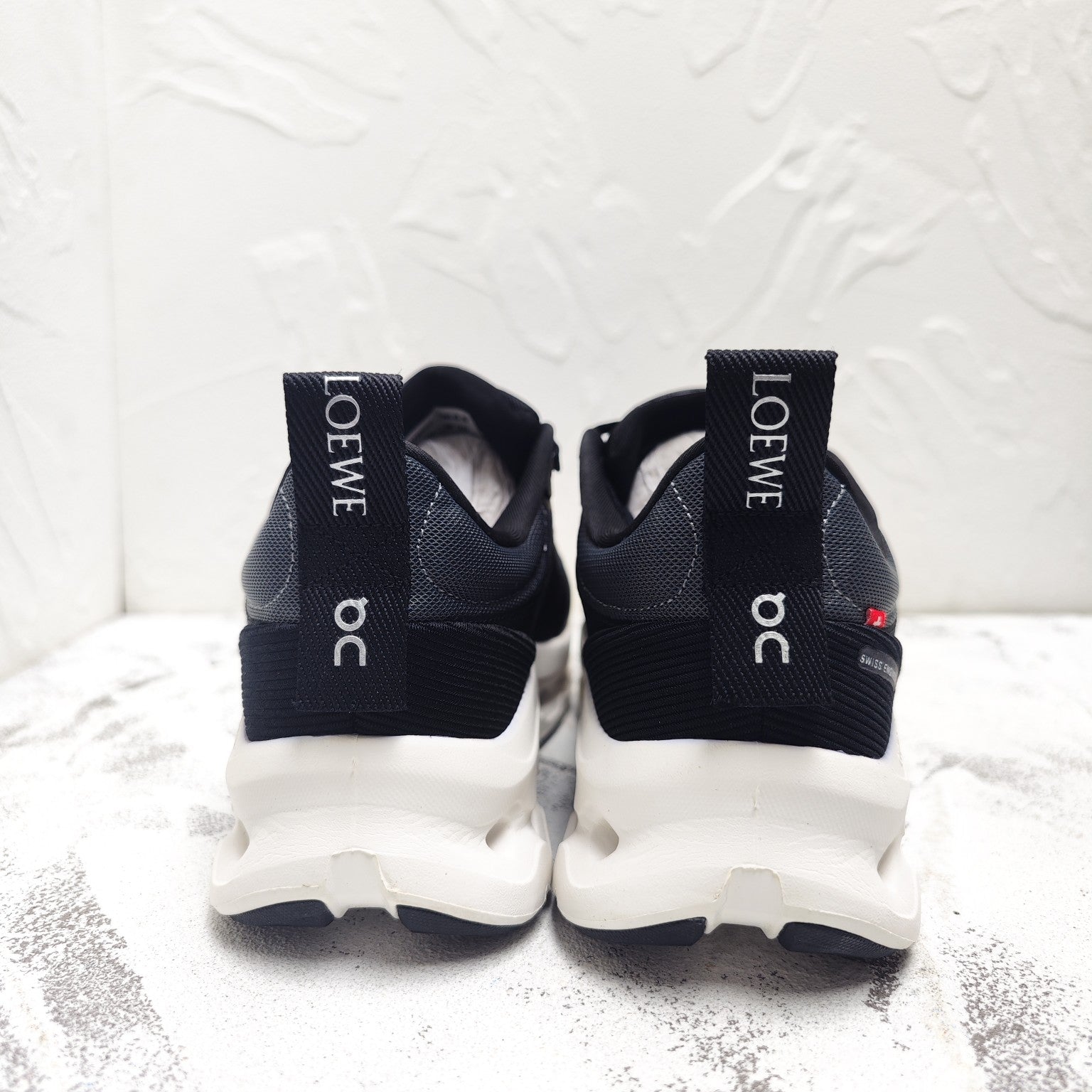 CLOUDTILT 2.0 SNEAKER IN BLACK CALFSKIN AND BREATHABLE MESH