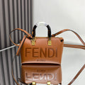 BY THE WAY MINI 18 IN BURNT ORANGE EMBOSSED CALFSKIN GOLD HARDWARE
