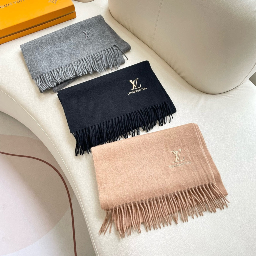 SCARF 180 CM IN SAND BROWN CASHMERE 396550