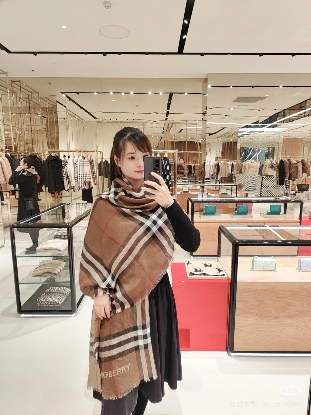 SCARF 220 CM IN COLORFUL SHEEP WOOL AND MULBERRY SILK 408932