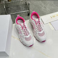 CD CHORONO SNEAKER IN WHITE AND PINK MESH
