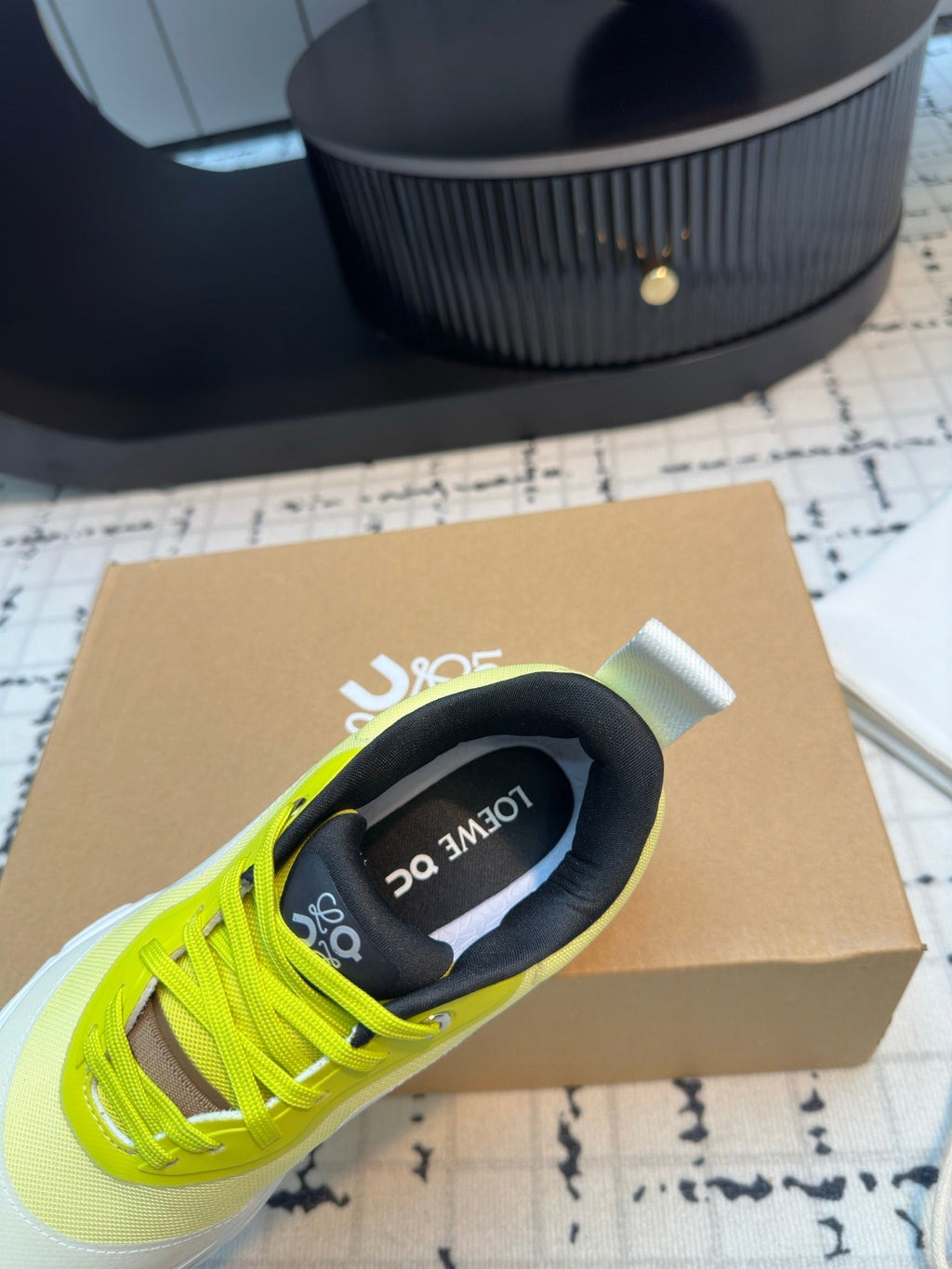 LW CLOUDTILT 2.0 SNEAKER WHITE AND LEMON POLYESTER