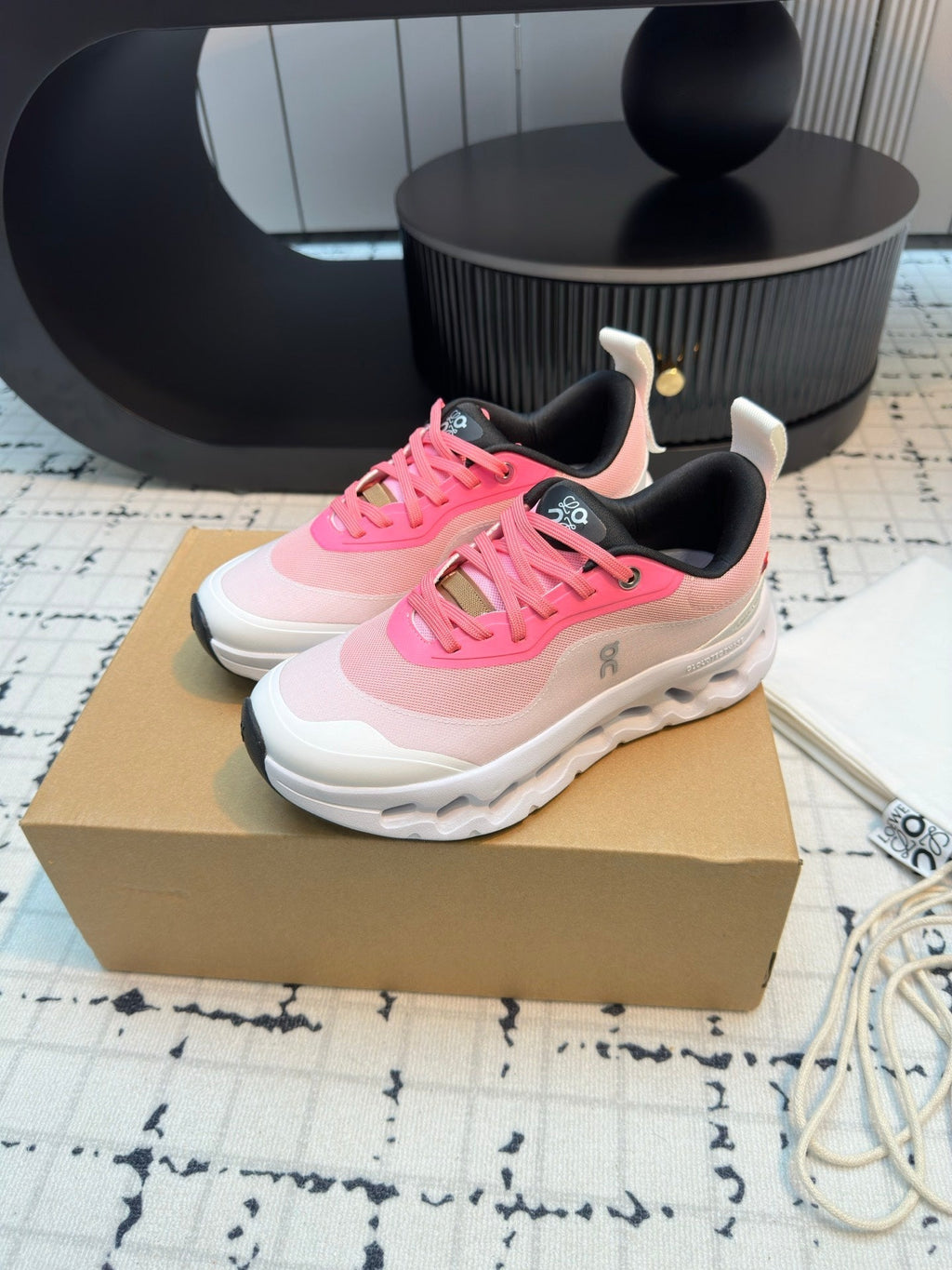 LW CLOUDTILT 2.0 SNEAKER PINK AND WHITE POLYESTER