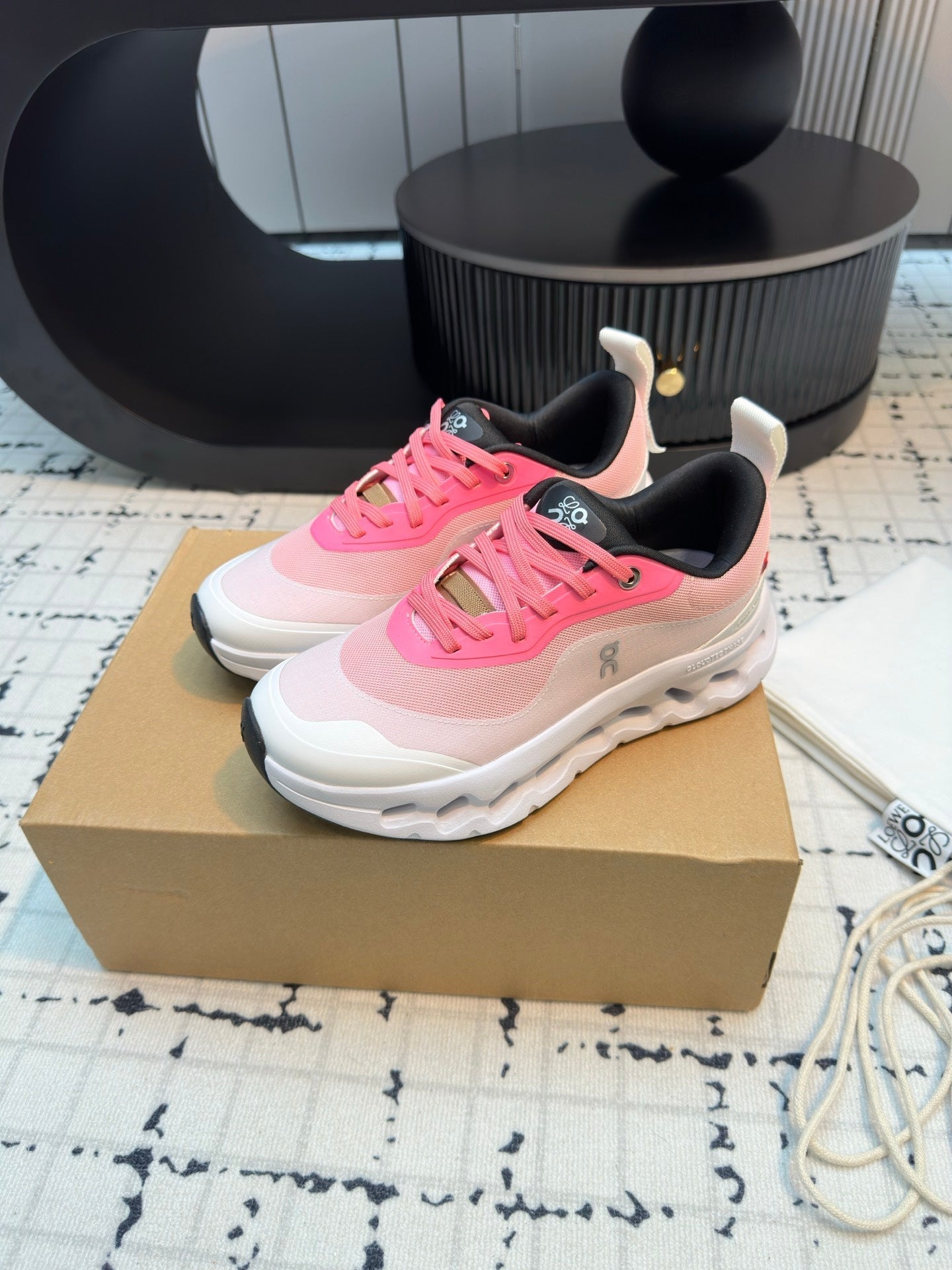 LW CLOUDTILT 2.0 SNEAKER PINK AND WHITE POLYESTER