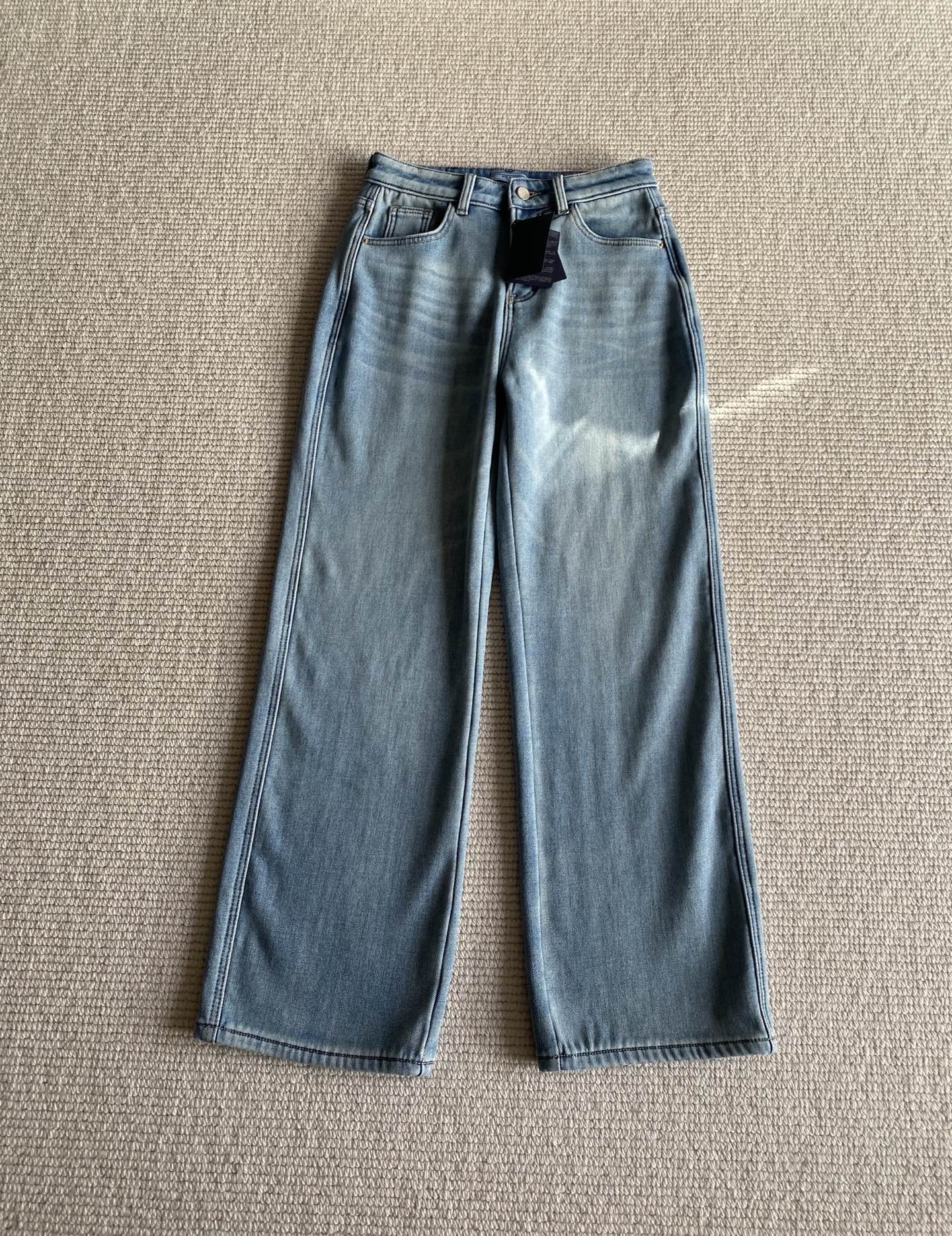 PRADA 25S SHERPA-LINED JEANS 431
