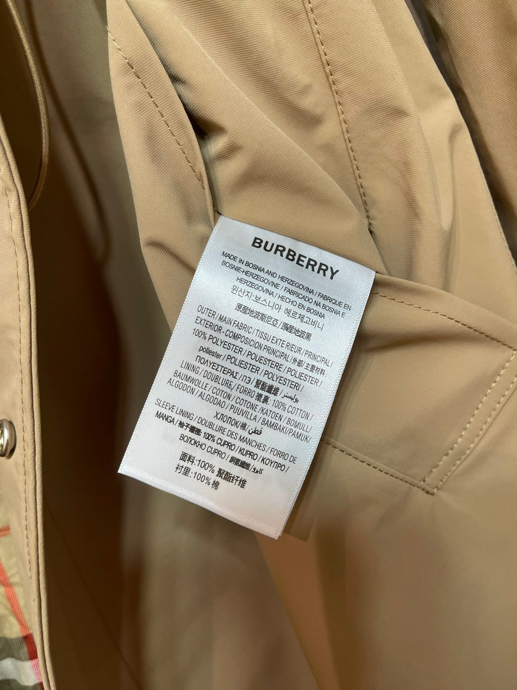 BURBERRY 25S COAT 320