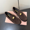 PENNY LOAFERS IN CHOCOLATE SUEDE