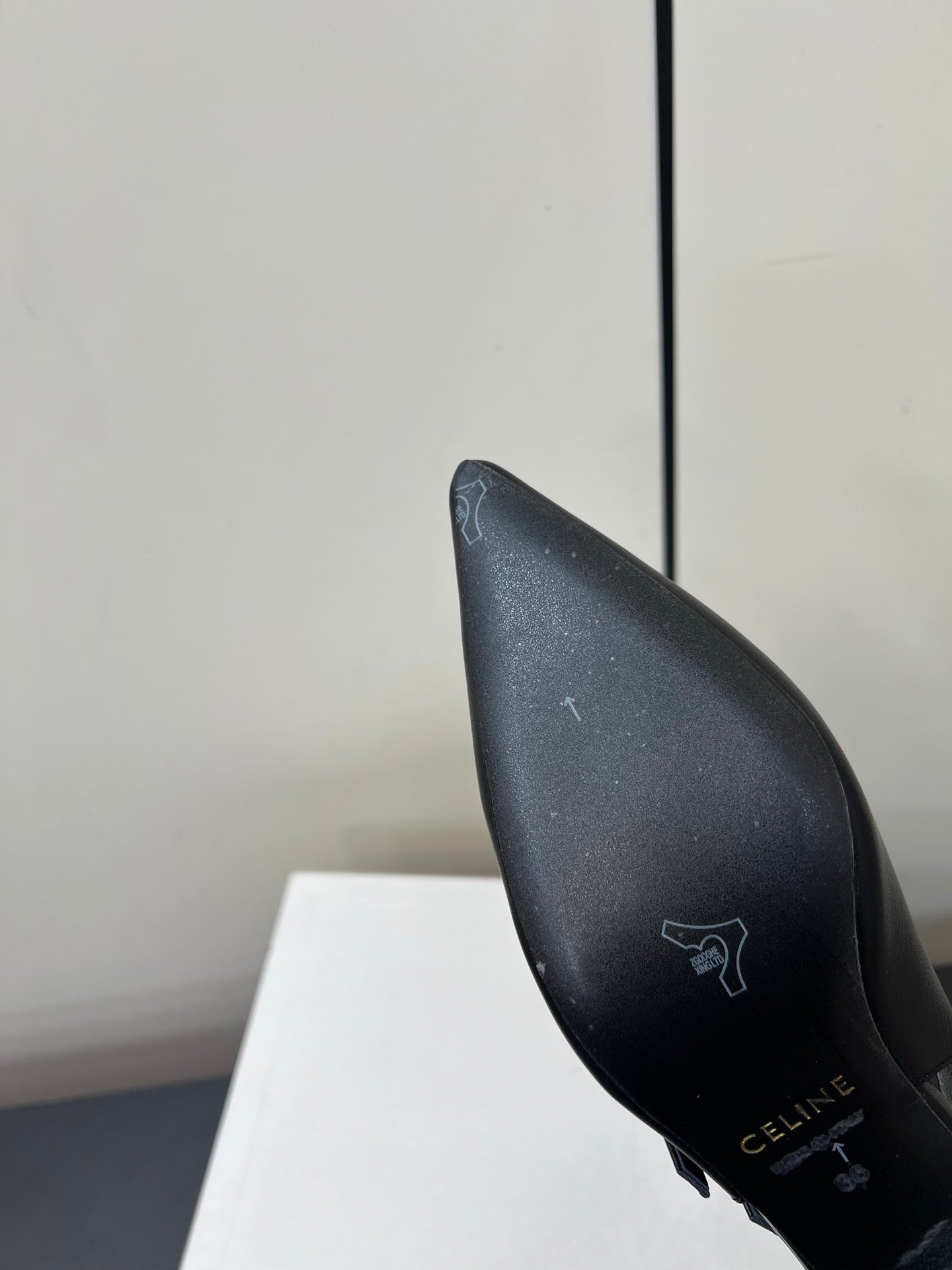 JUDY DOUBLE STRAP MARY JANE SLINGBACK IN BLACK SMOOTH CALFSKIN