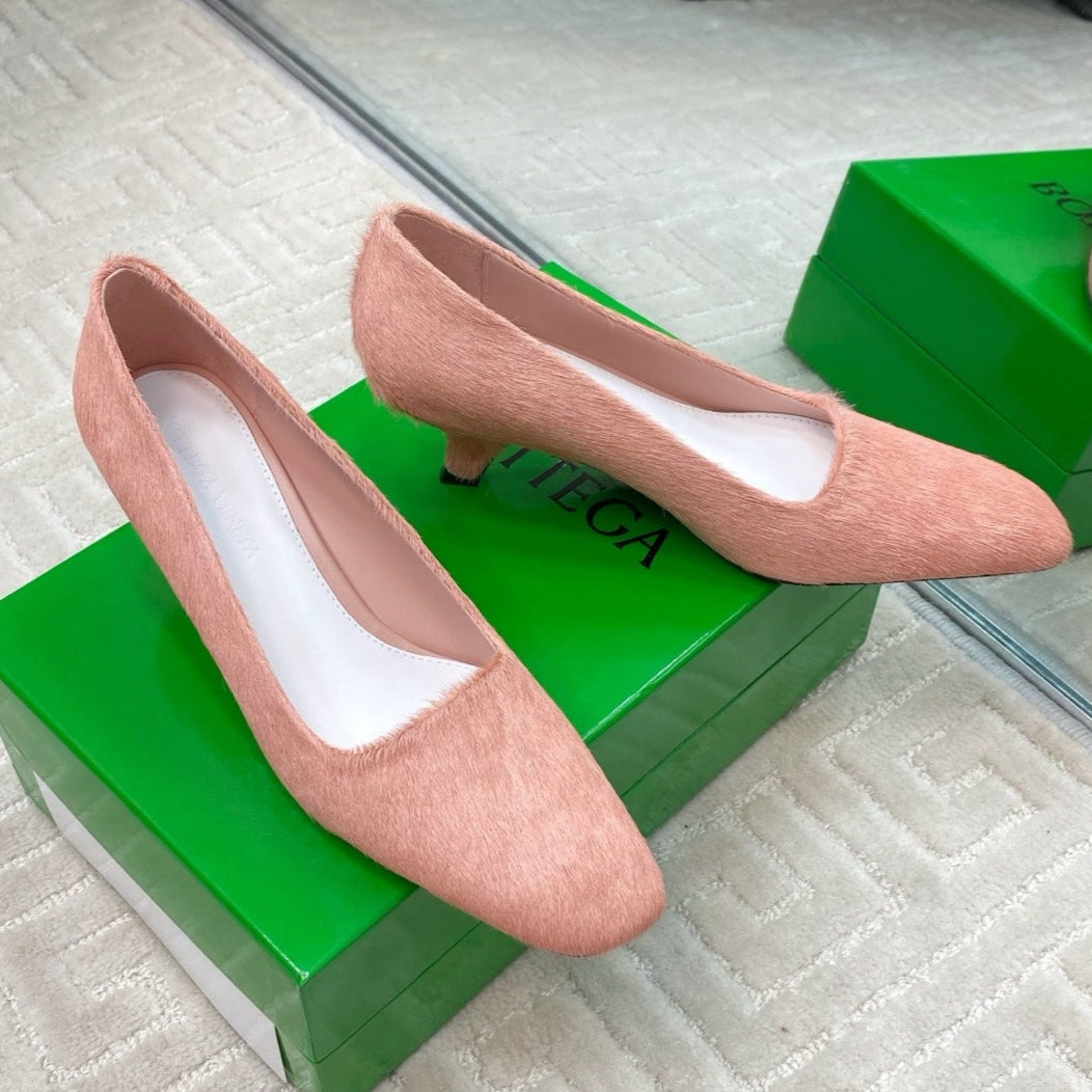 BOOGIE JAGUAR-PRINTED CALF HAIR PUMPS 45 MM ROSE PINK