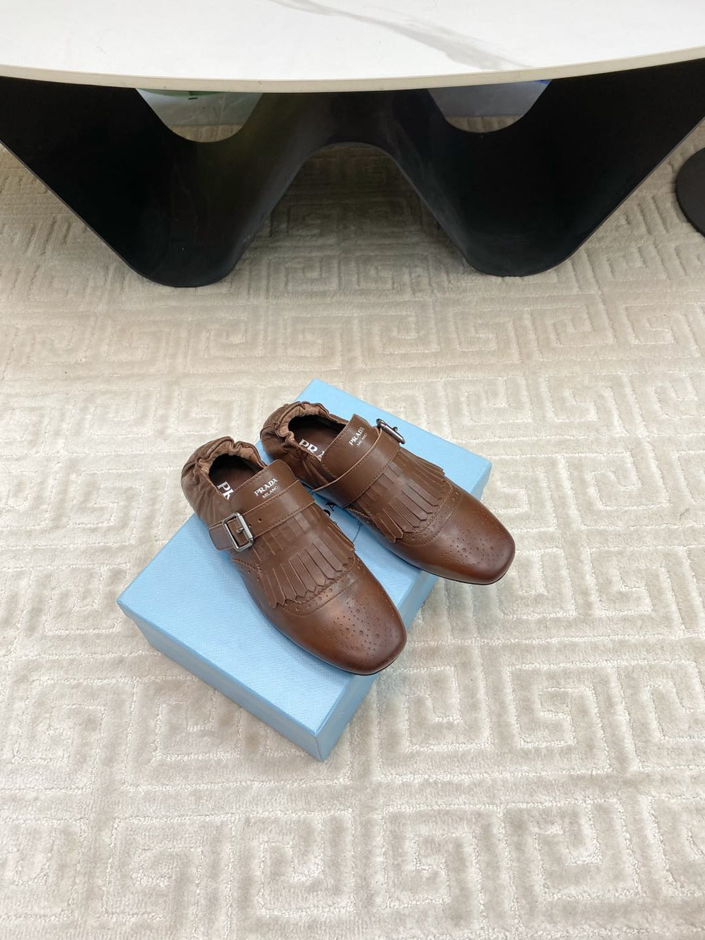 TASSEL LOAFERS IN RUSSET BROWN LAMBSKIN