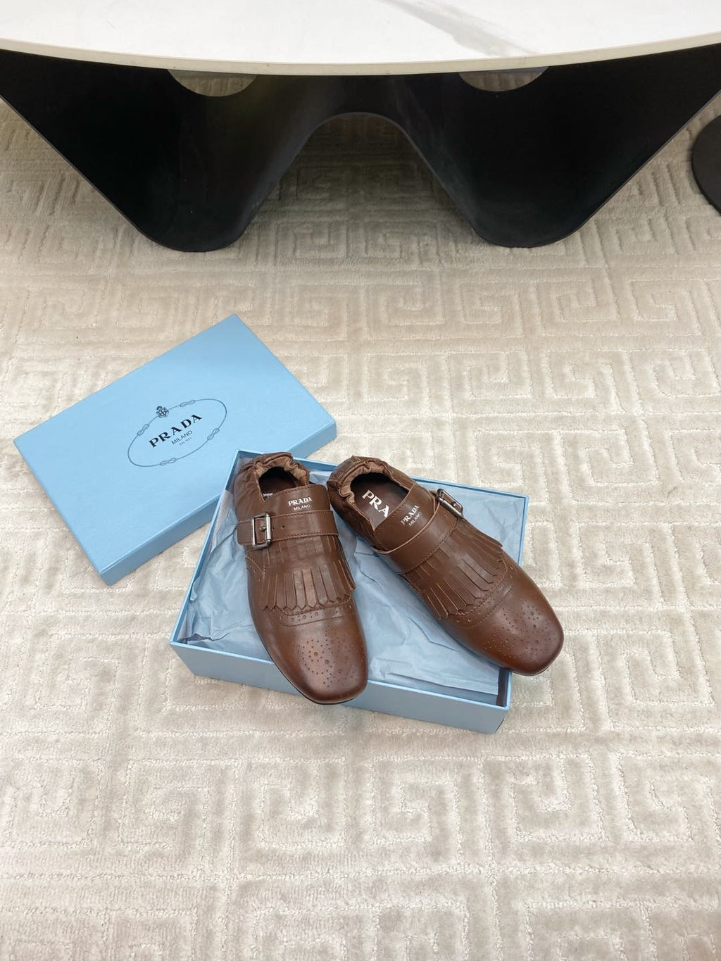 TASSEL LOAFERS IN RUSSET BROWN LAMBSKIN
