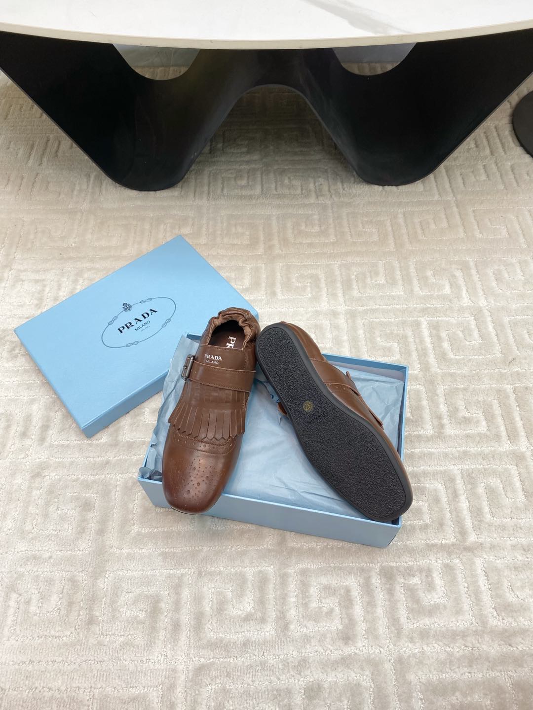 TASSEL LOAFERS IN RUSSET BROWN LAMBSKIN