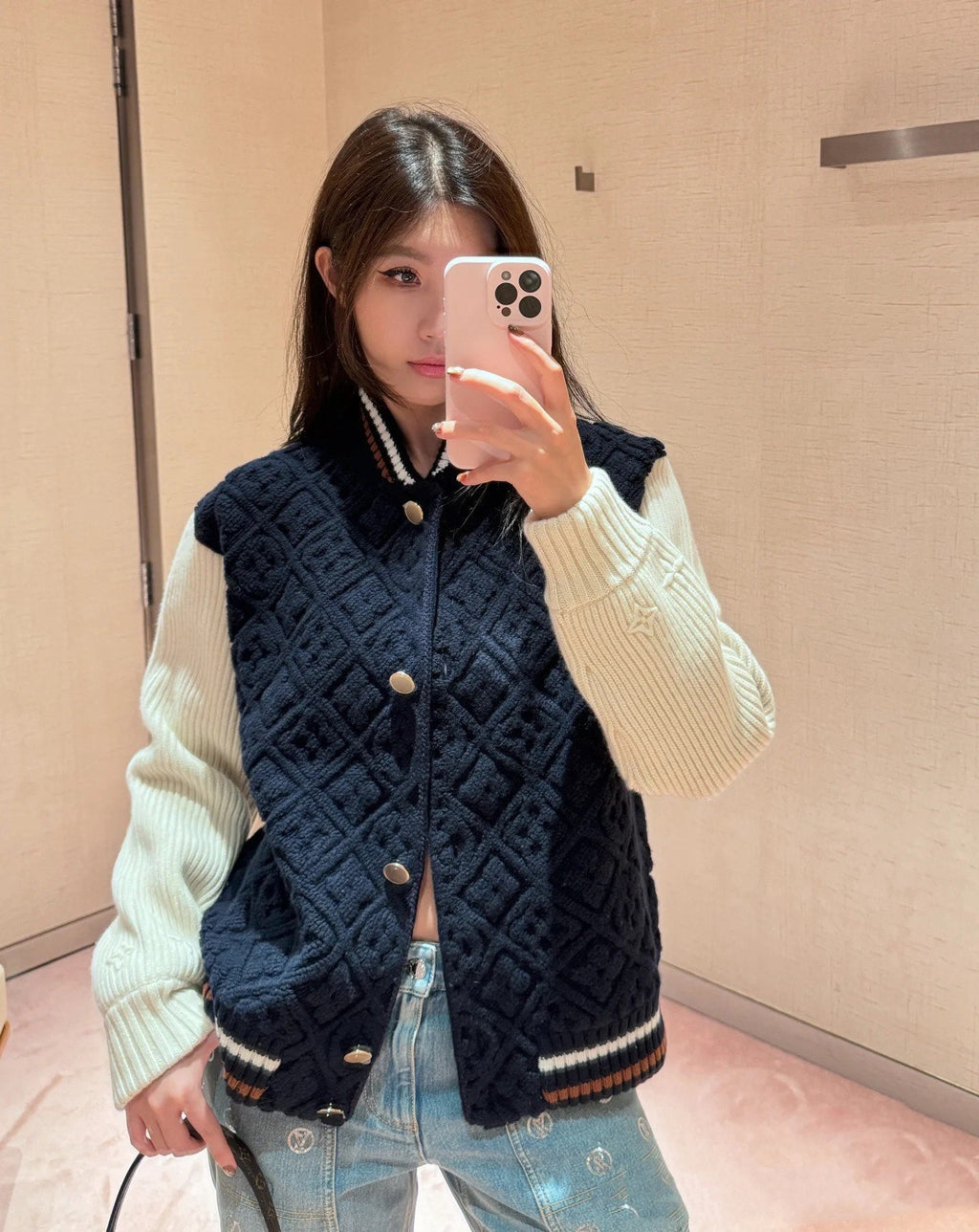 LV 25S KNIT JACKET 0028