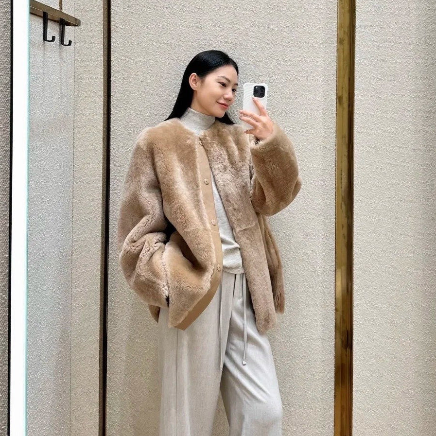 MAX MARA 25S SHEEPSKIN COAT 005