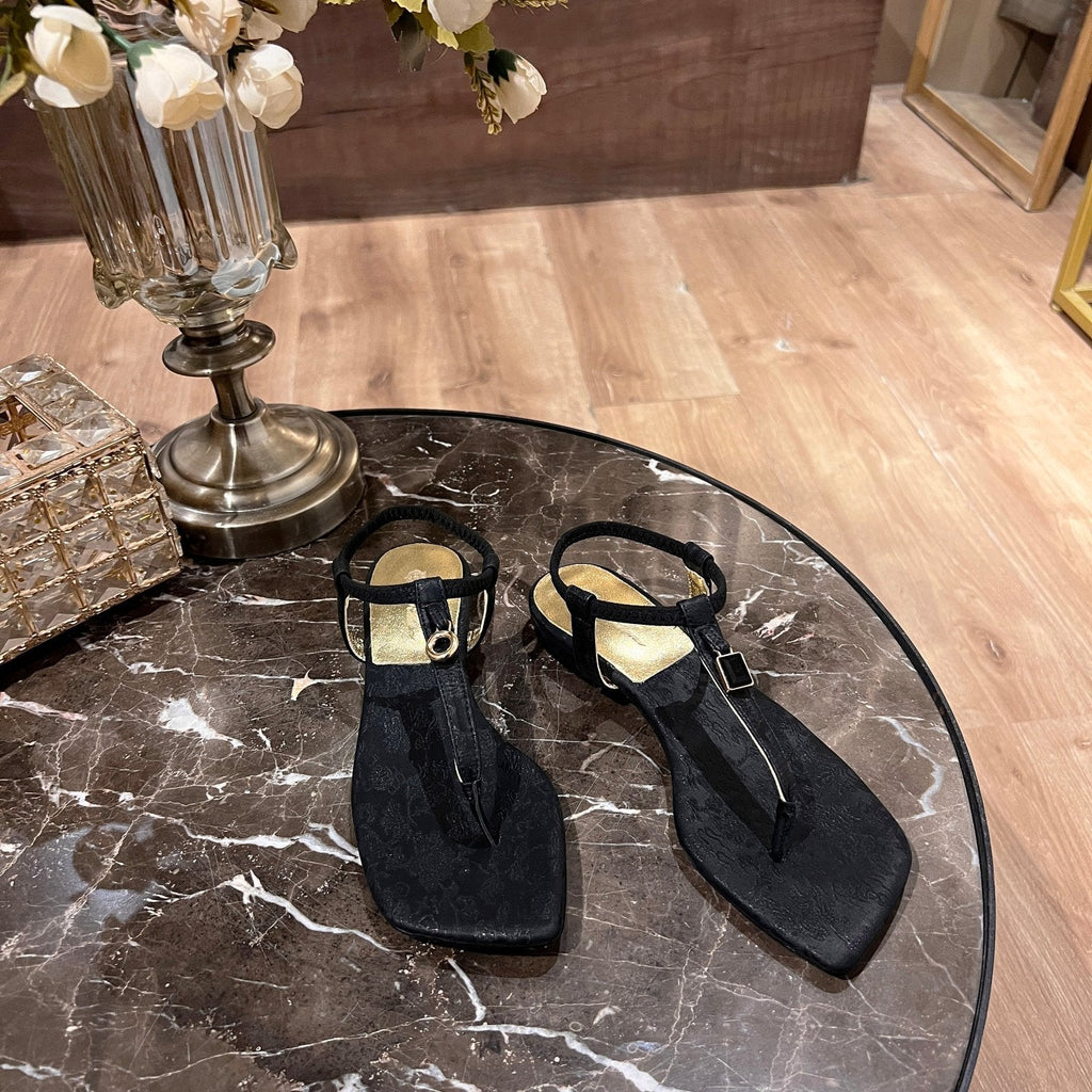 LP MINDIL SANDAL BLACK SILK