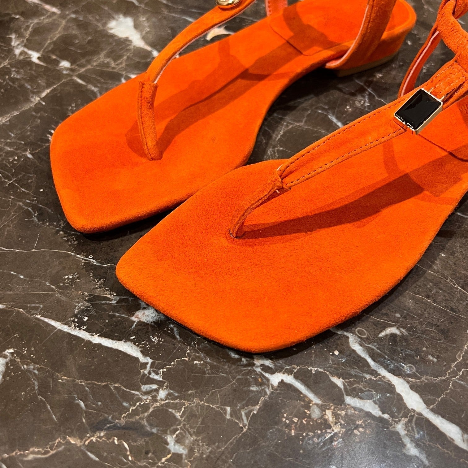 LP MINDIL SANDAL ORANGE SUEDE