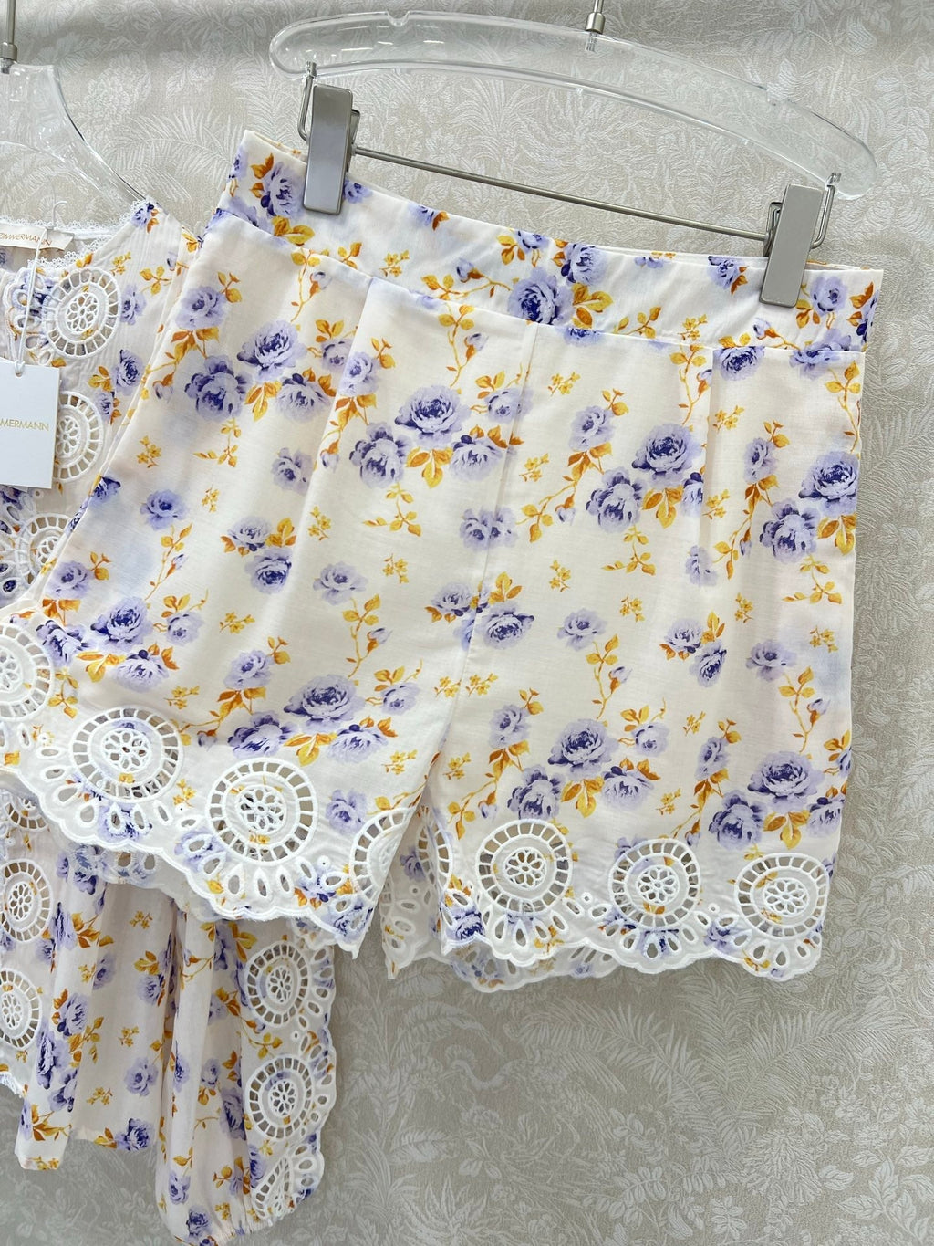 ZIMMER NEW PRINTED TOP AND SHORTS SET 269293