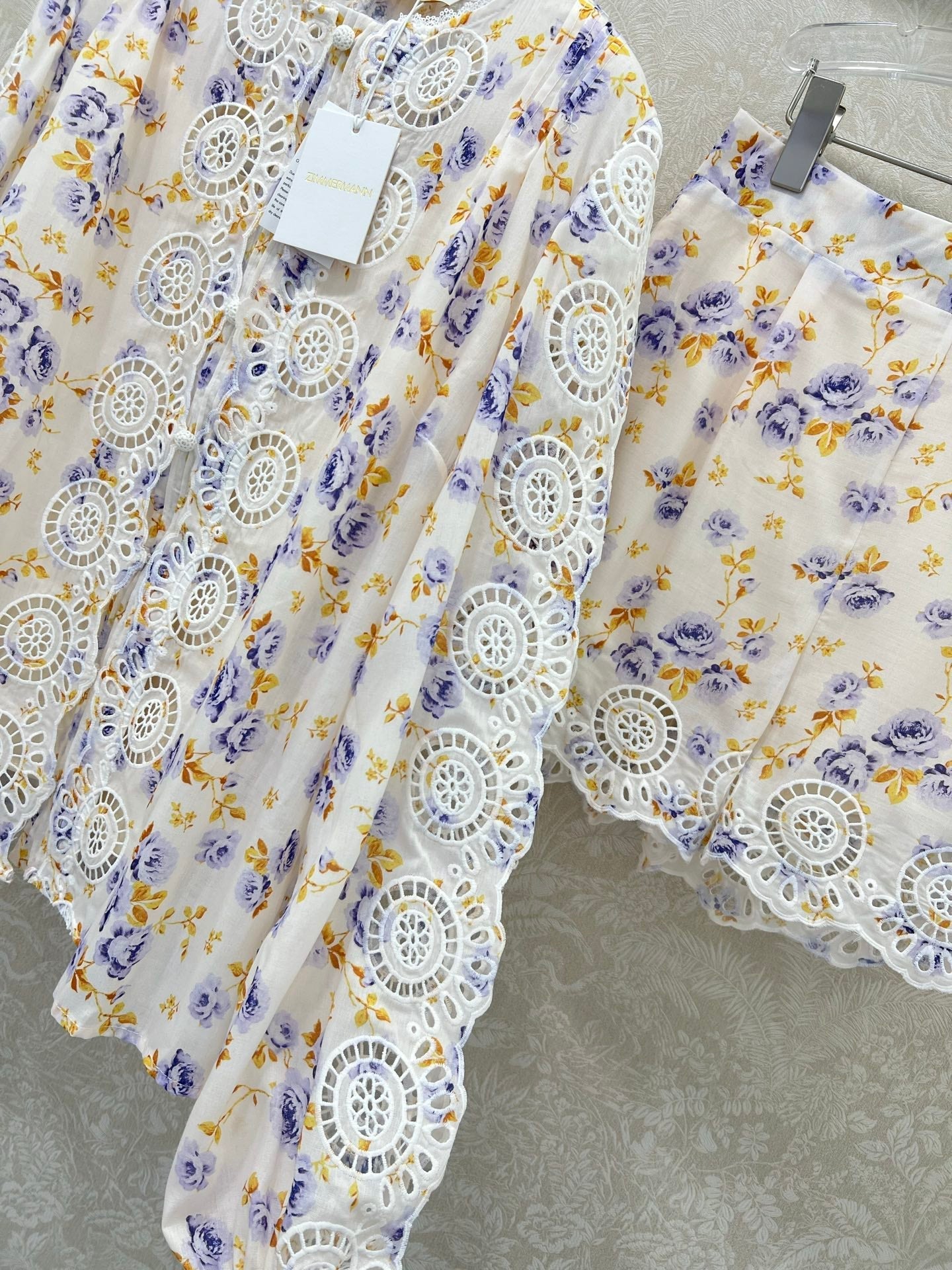 ZIMMER NEW PRINTED TOP AND SHORTS SET 269293