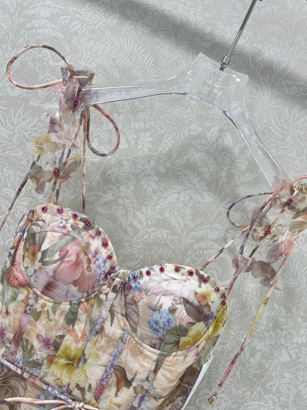 ZIMMER NEW STYLE FLORAL HALTER DRESS 272272