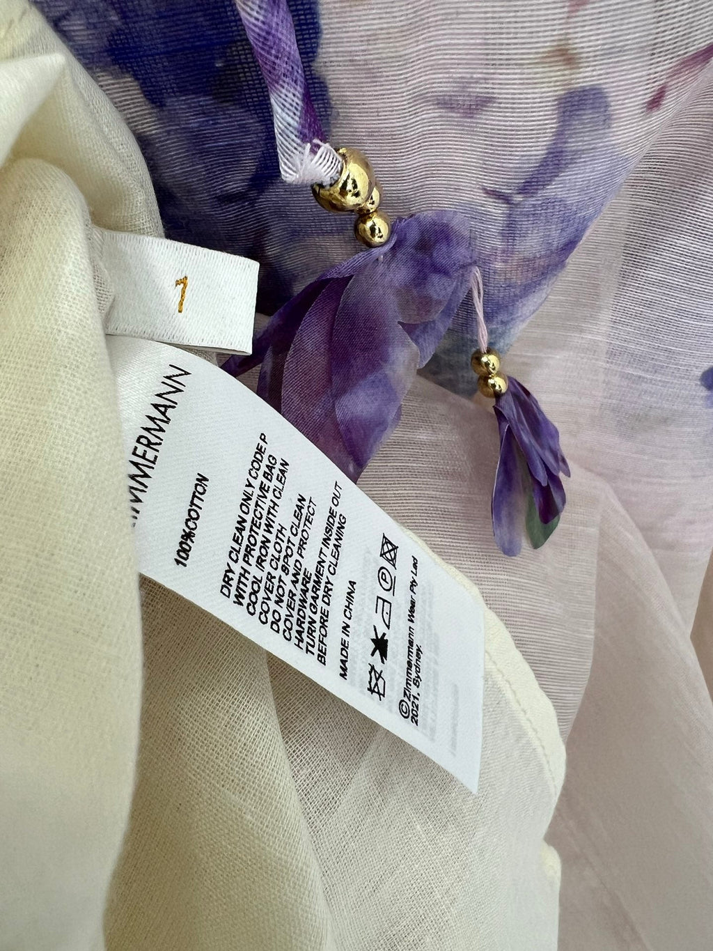 ZIMMER NEW STYLE FLORAL HALTER DRESS 272271