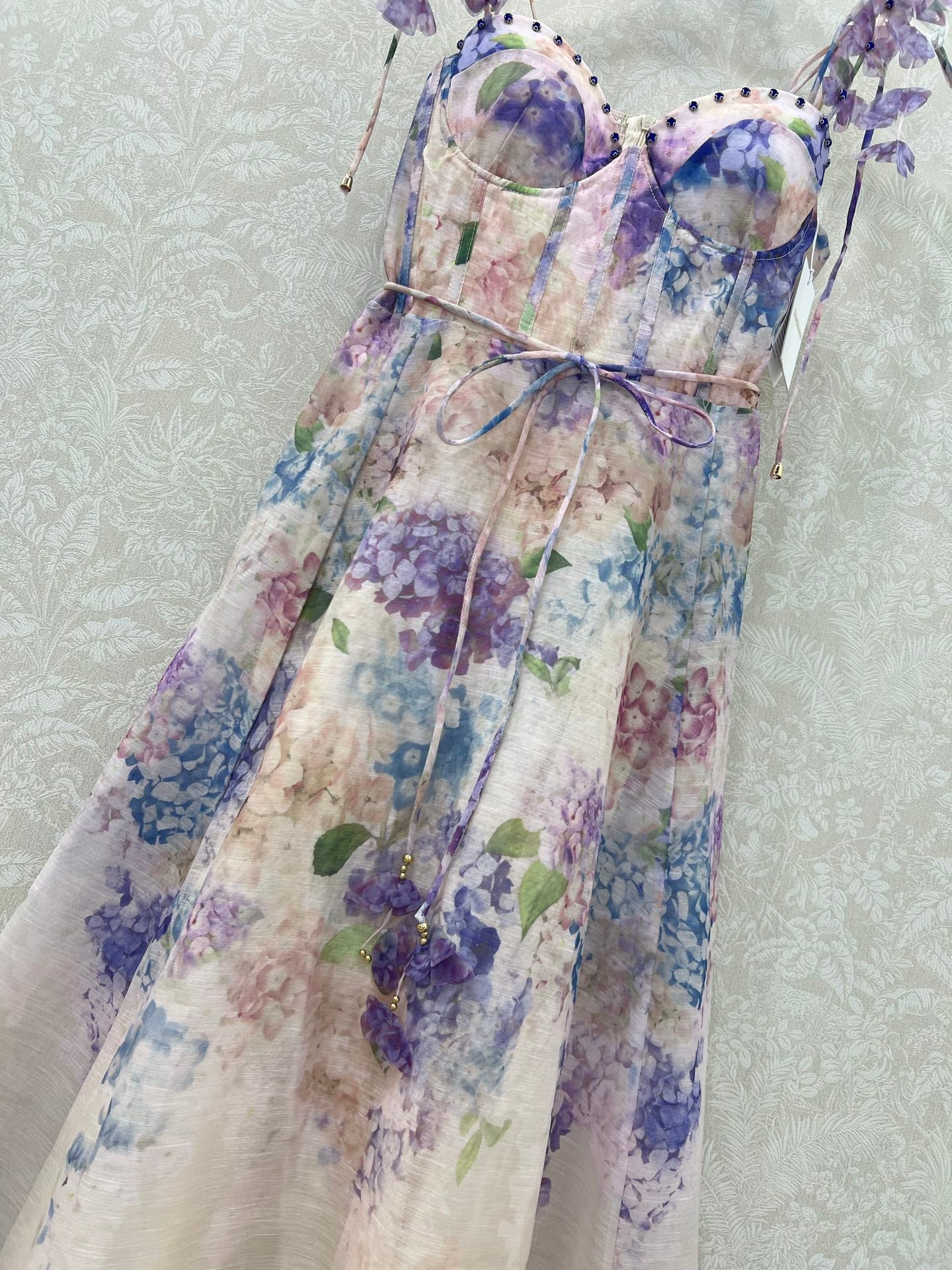 ZIMMER NEW STYLE FLORAL HALTER DRESS 272271