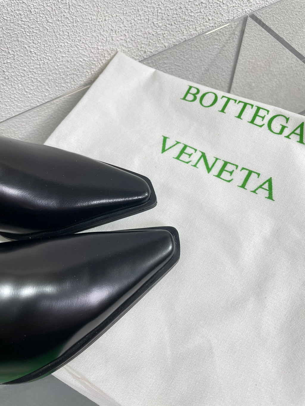 TEX HIGH BOOT IN BLACK PATENT CALFSKIN