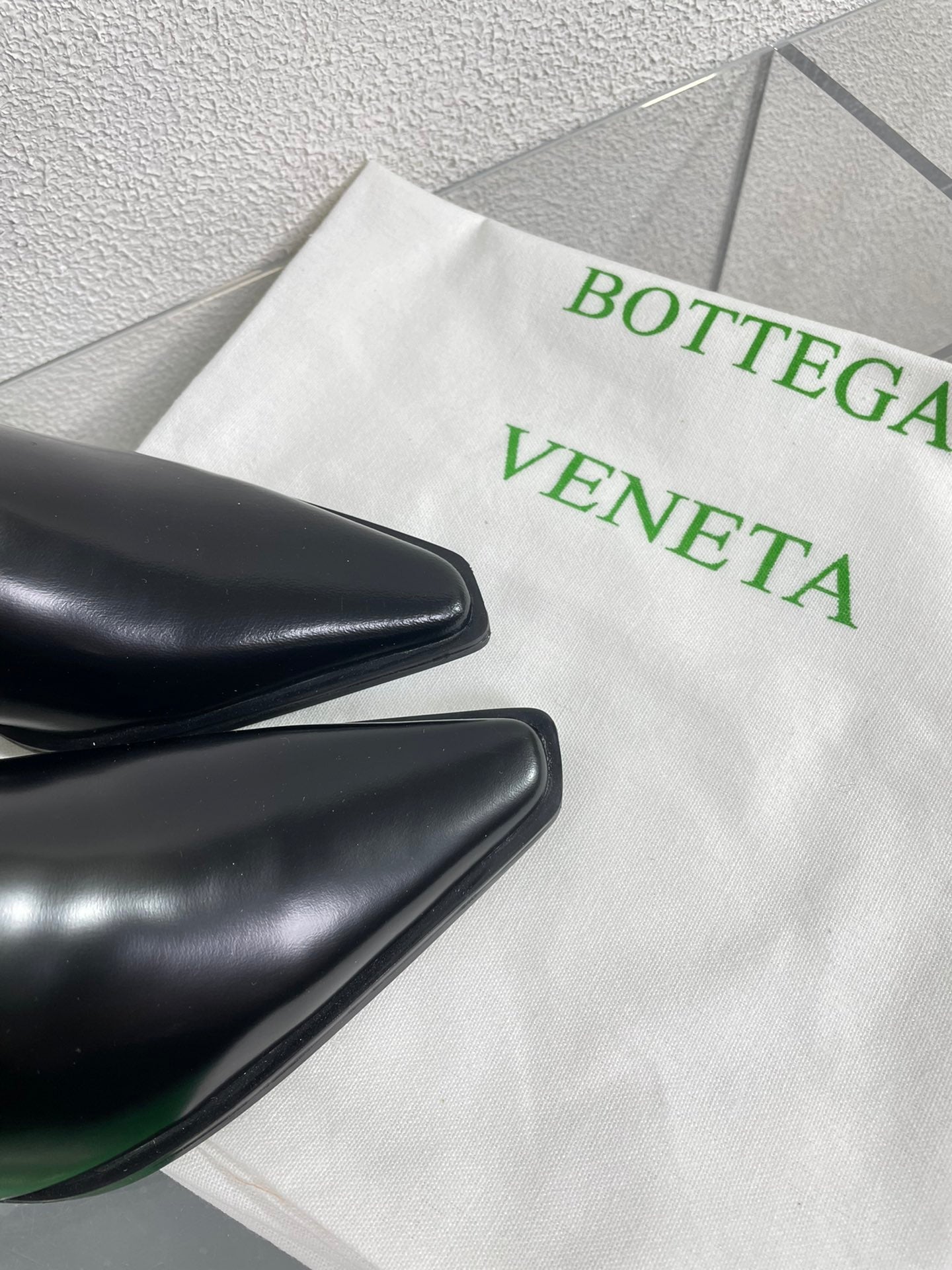 TEX HIGH BOOT IN BLACK PATENT CALFSKIN