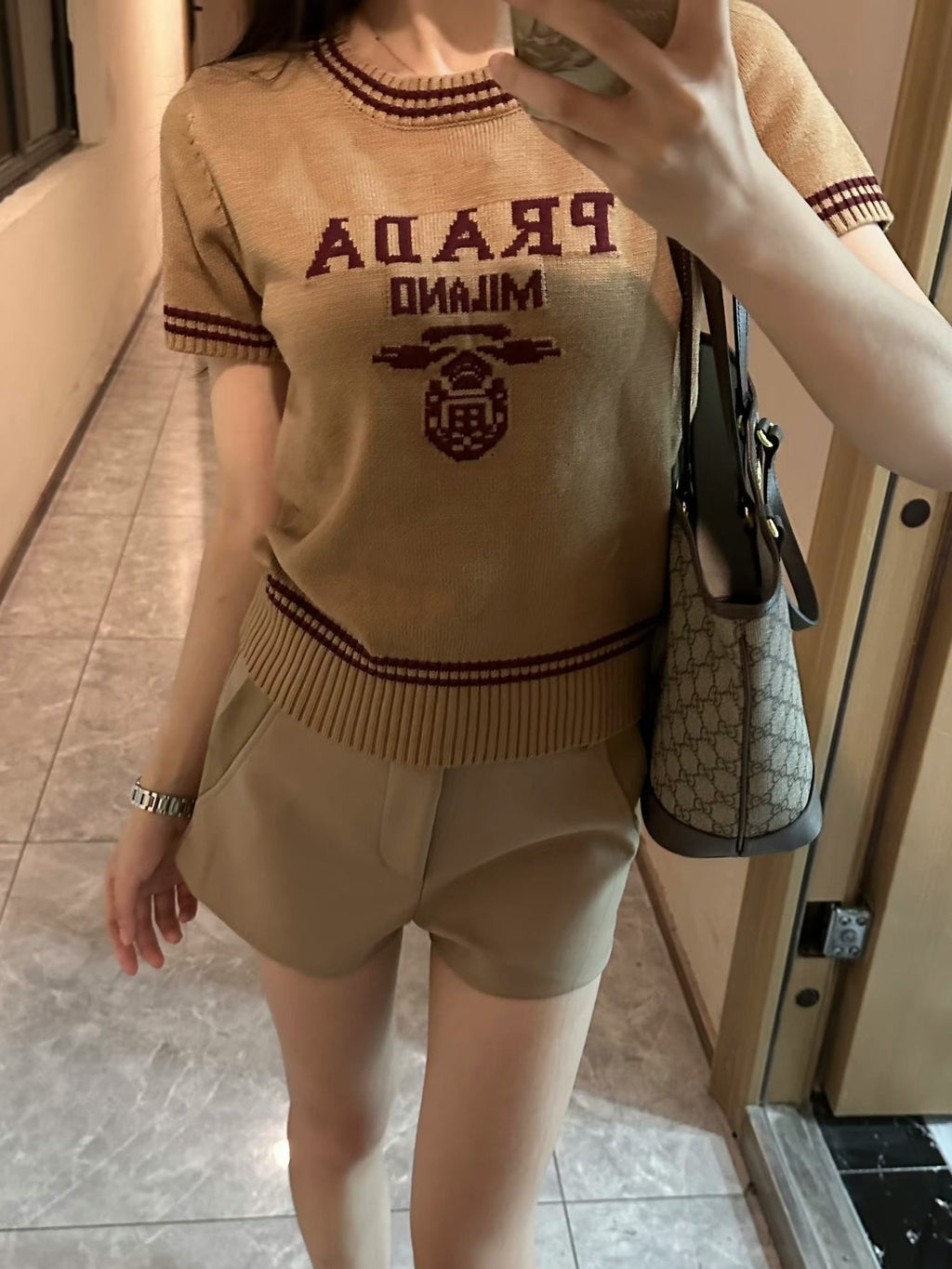 PRADA 25S KNITTED TOP 530