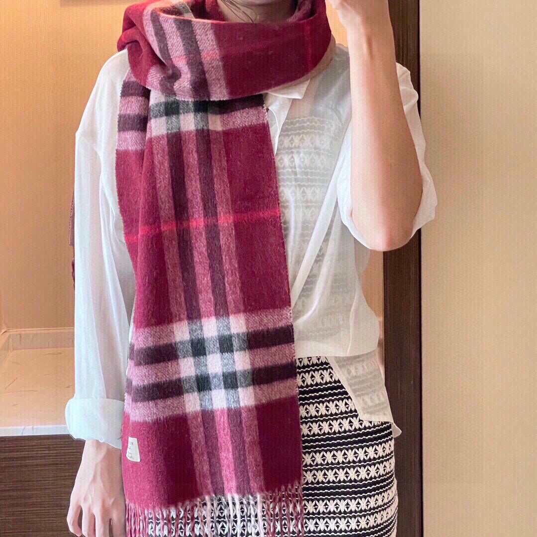 SCARF 200 CM IN COLORFUL CASHMERE 405351