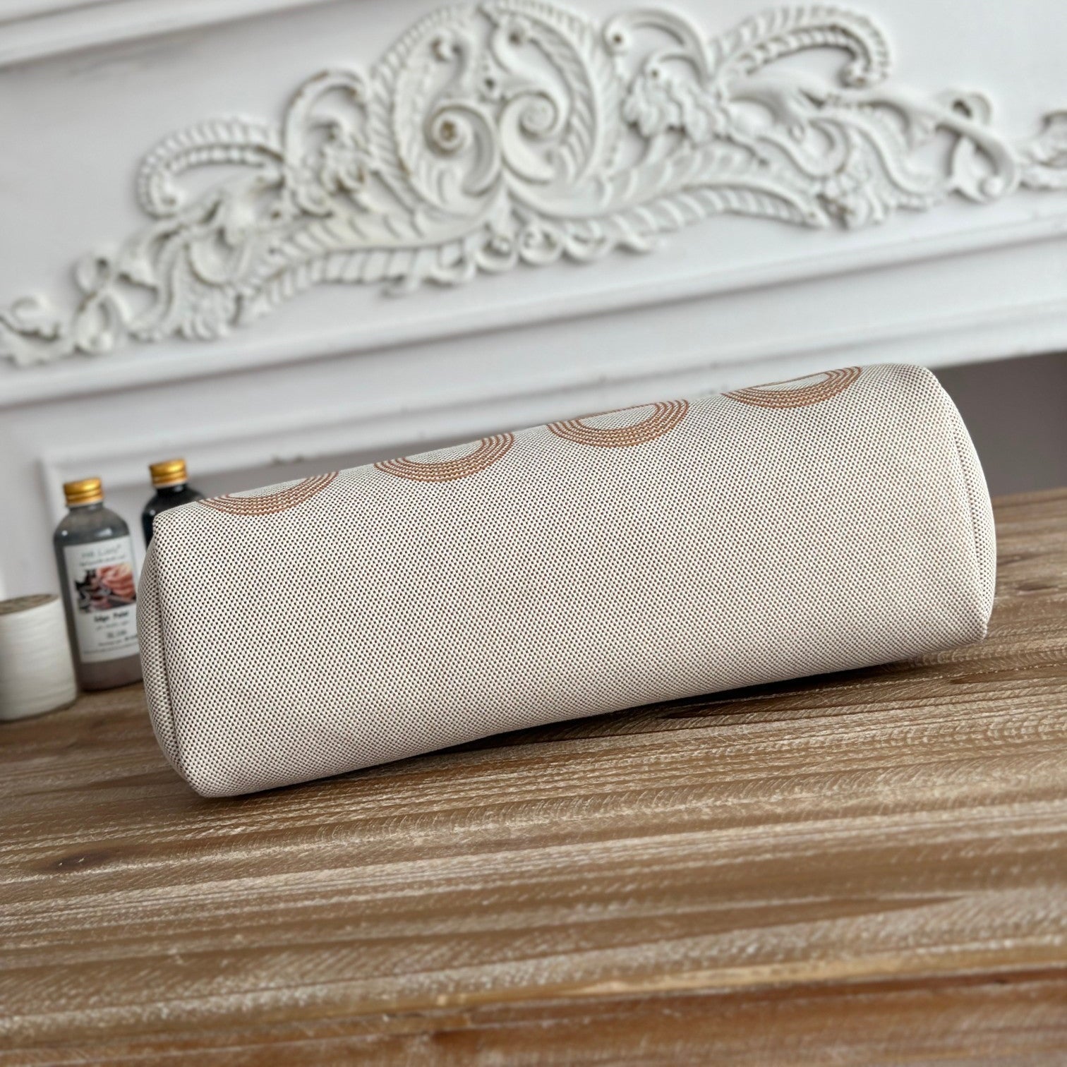 HERBAG ZIP 31 LAQUERED BAG IN OFF-WHITE MIX YELLOW H PLUME CANVAS