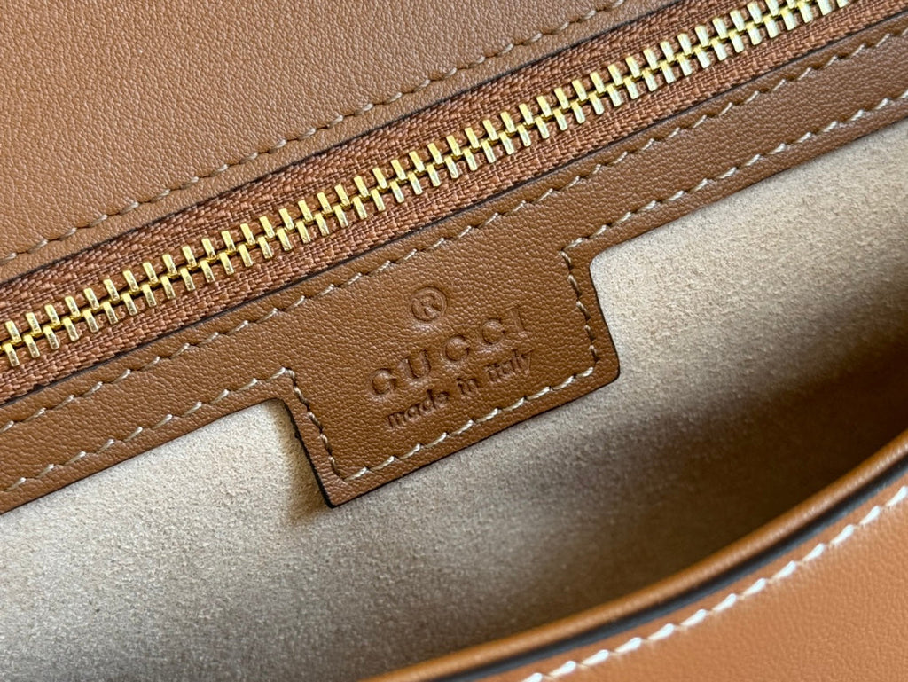 BLONDIE LARGE TOP HANDLE BAG 32 IN NATURAL COTTON LINEN CANVAS BROWN CALFSKIN