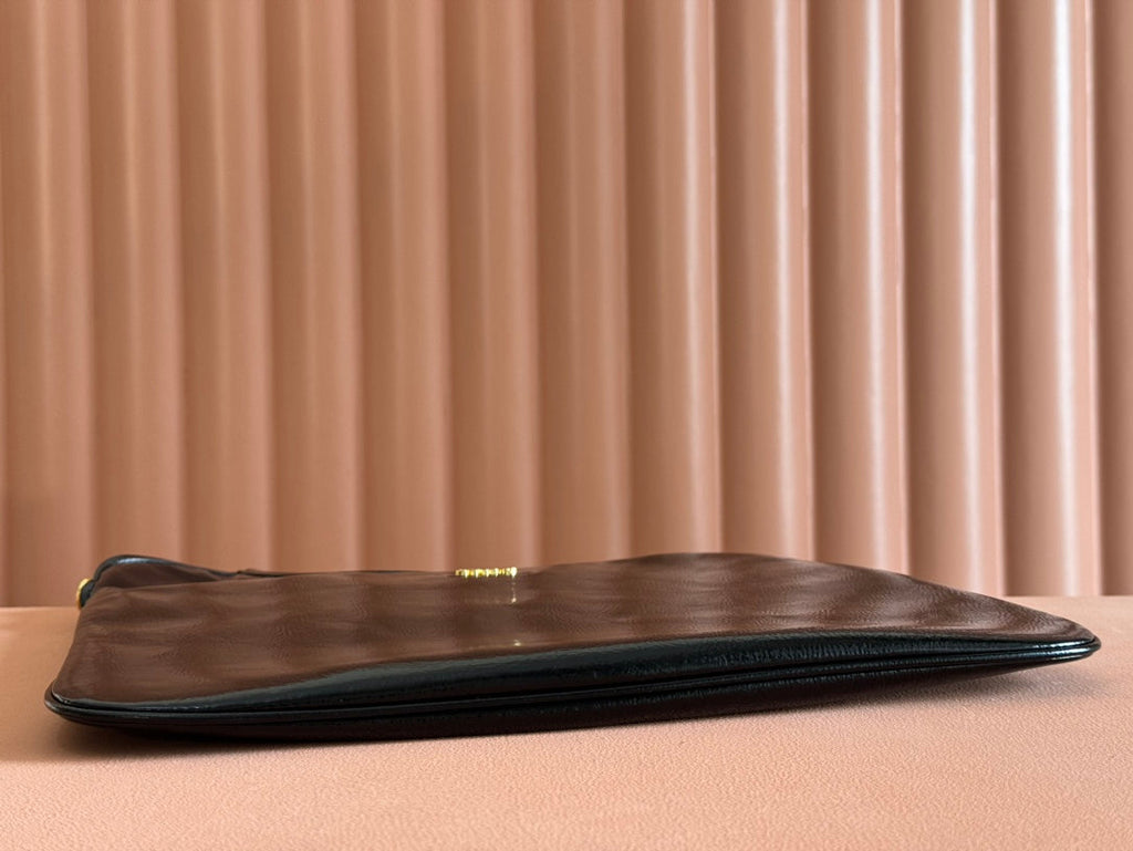 IVY 40 TOTE IN BLACK PATENT CALFSKIN