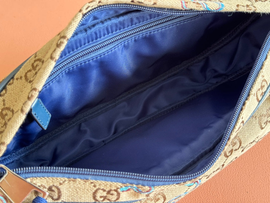 OPHIDIA BELT BAG 34 IN LIGHT BROWN GG CANVAS